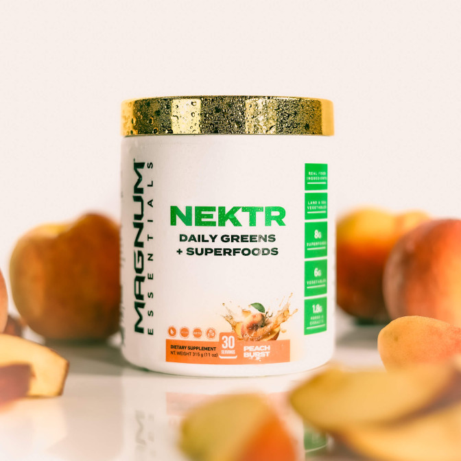NEKTR Daily Greens Peach Burst