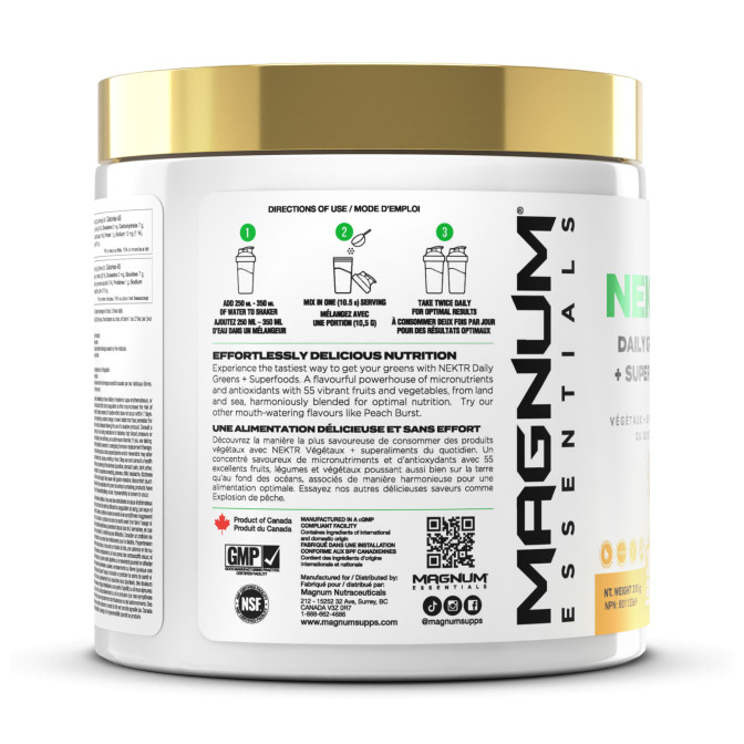 NEKTR Daily Greens Pineapple Splash